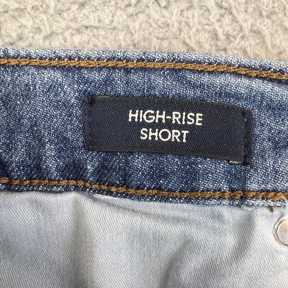 J. Crew High Rise Jean Shorts Women's Size 24 Stretch - Picture 3 of 10